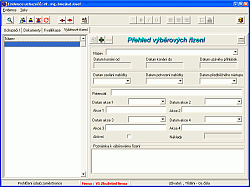 Selection procedures connected to an employee